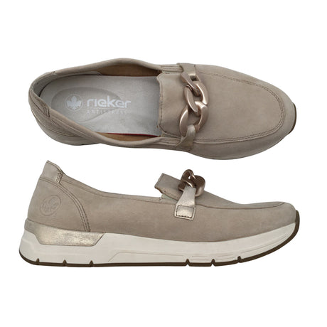 Unisex Rieker - Mokassiinid, suurus 41 - Beige ()