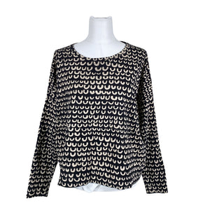 Unisex Papu - Trikotaažist pluus, suurus 40 - Must (1)