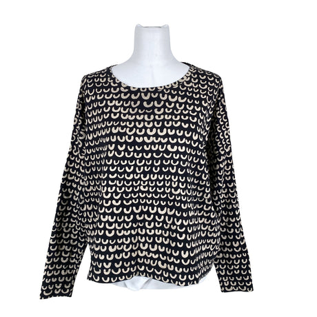 Unisex Papu - Trikotaažist pluus, suurus 40 - Must ()