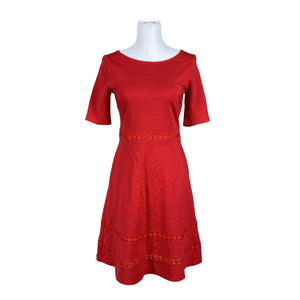 Unisex s.Oliver - Trikotaažist kleit, suurus 38 - Punane (1)