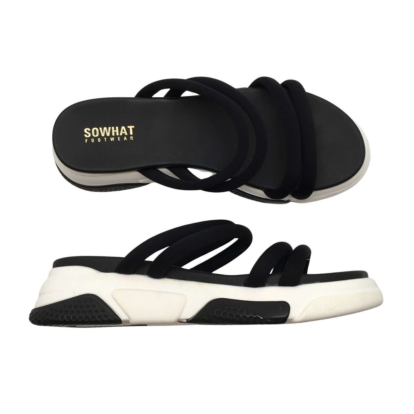 Unisex SoWhat - Rihmikud, suurus 39 - Must (1)