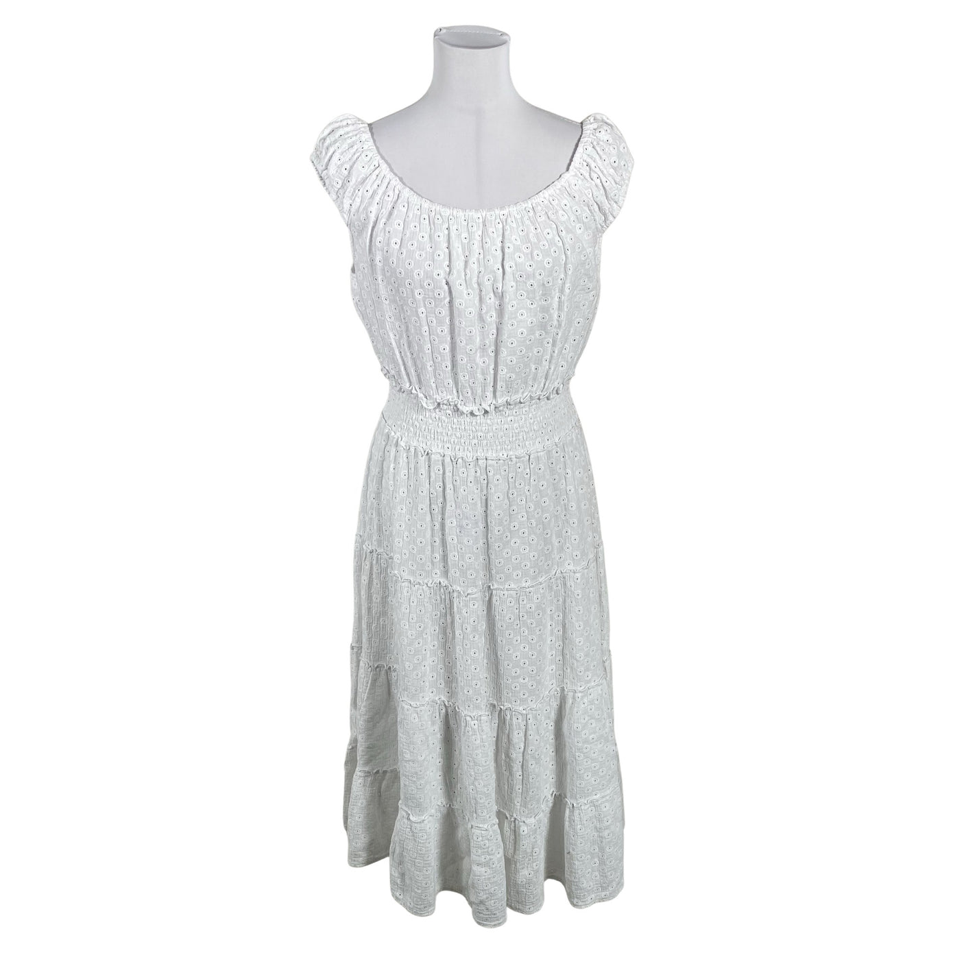 Unisex Andiata - Trikotaažist kleit, suurus 40 - Valge (1)