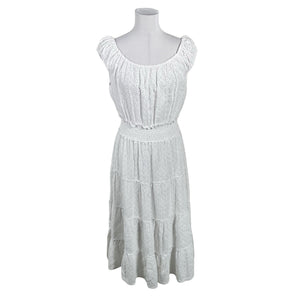 Unisex Andiata - Trikotaažist kleit, suurus 40 - Valge (1)