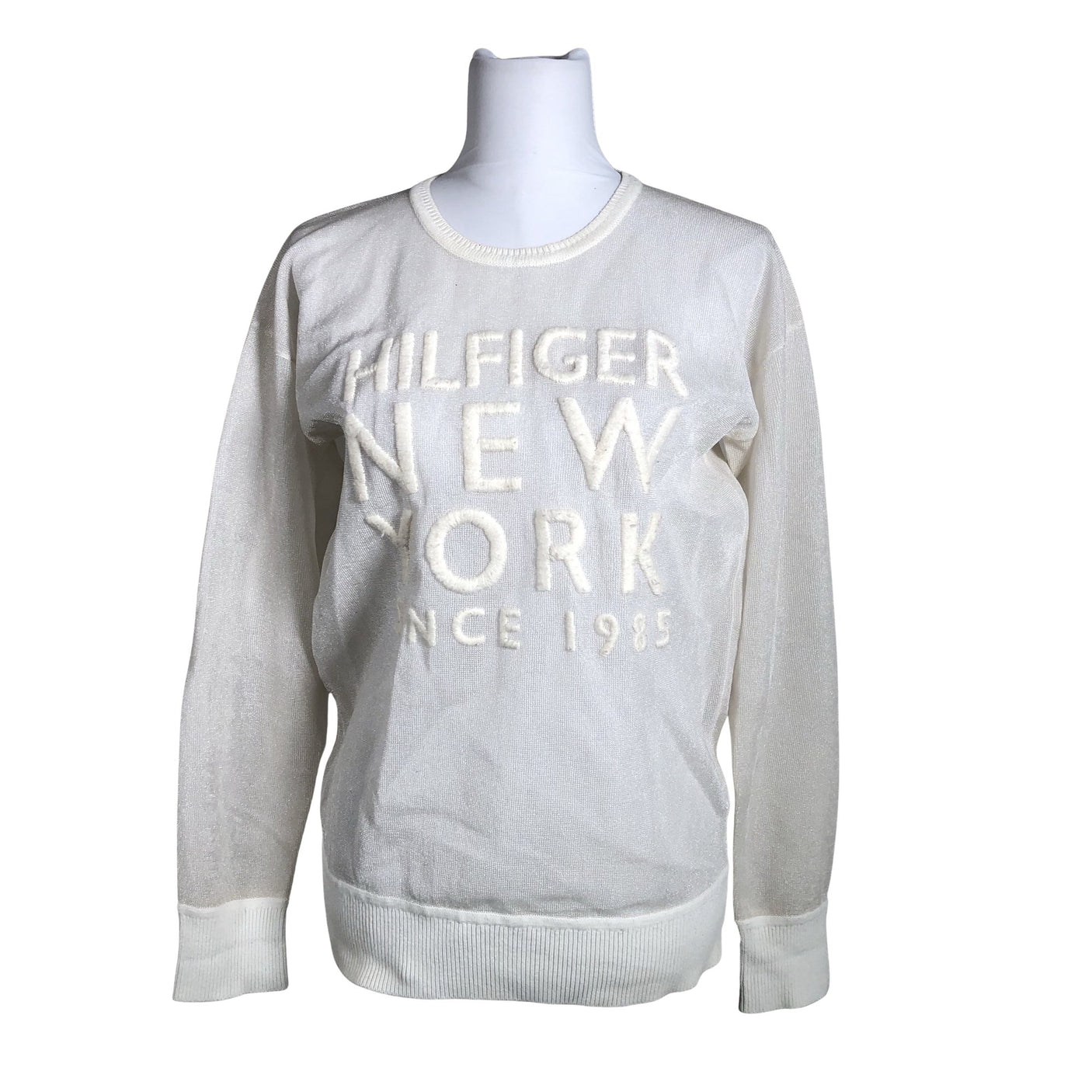Unisex Tommy Hilfiger - Kampsun, suurus 38 - Looduslik valge (1)