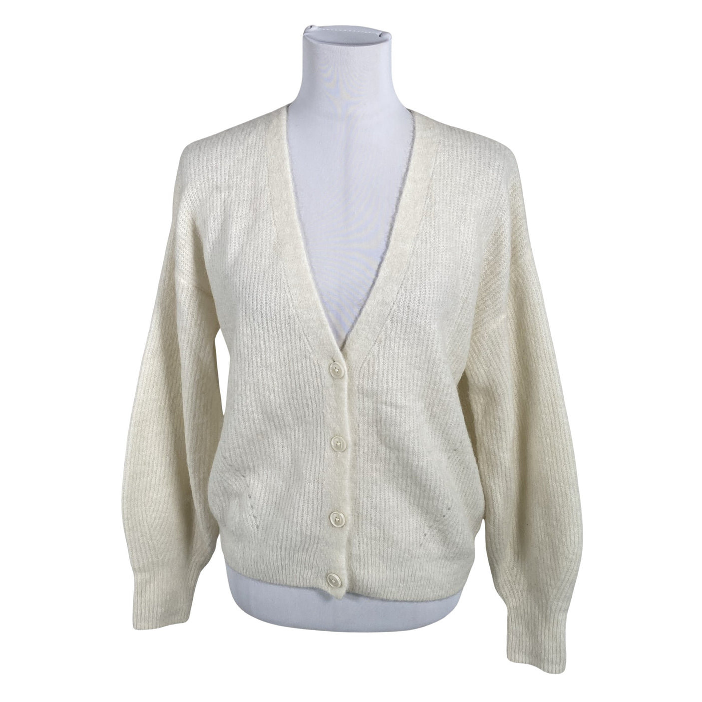 Unisex Mos Mosh - Kardigan, suurus 34 - Looduslik valge (1)