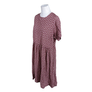 Unisex Nouki - Mitteveniv kleit, suurus 40 - Veinipunane (3)