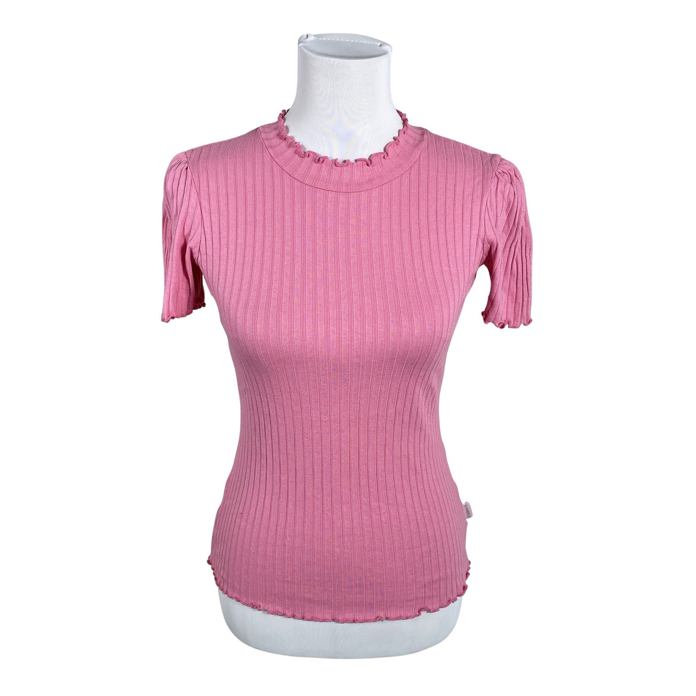 Unisex Aarrelabel - T-särk, suurus 34 - Heleroosa (1)
