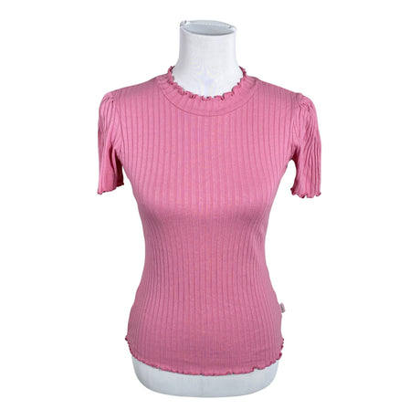 Unisex Aarrelabel - T-särk, suurus 34 - Heleroosa ()