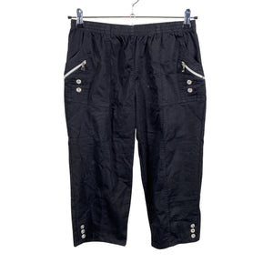 Unisex Soyaconcept - Mittevenivad poolpikad püksid, suurus 38 - Must (1)