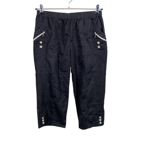 Unisex Soyaconcept - Mittevenivad poolpikad püksid, suurus 38 - Must ()
