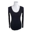 Unisex Noa Noa - Trikotaažist pluus, suurus 38 - Must ()