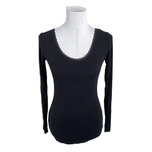 Unisex Noa Noa - Trikotaažist pluus, suurus 38 - Must (1)