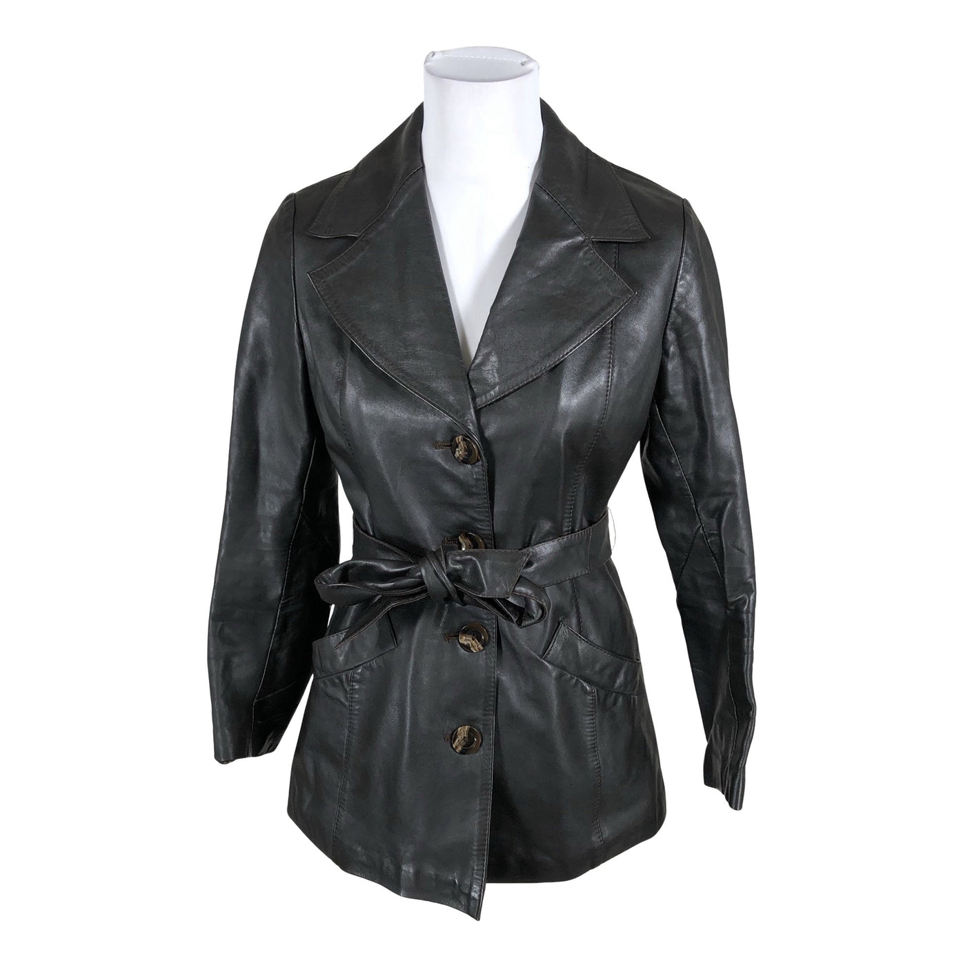 Unisex Friitala - Nahktagi, suurus 38 - Must (1)