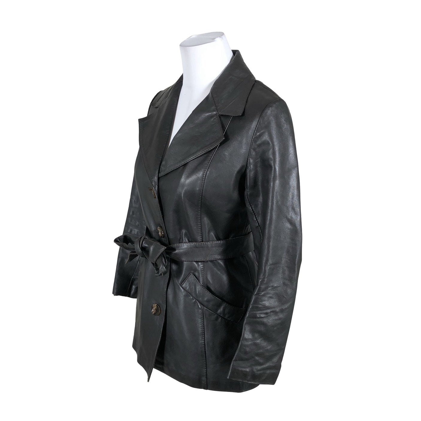 Unisex Friitala - Nahktagi, suurus 38 - Must (3)