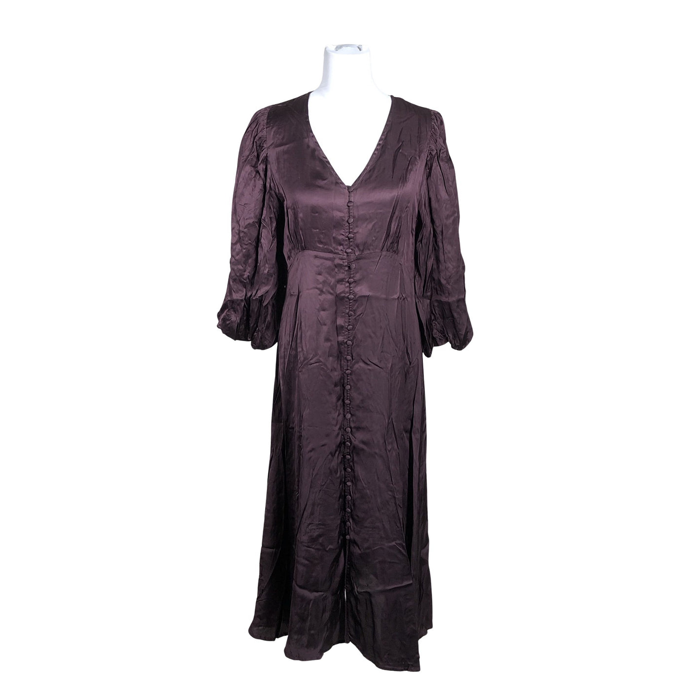 Unisex Anne Claire - Mitteveniv kleit, suurus 40 - Veinipunane (1)