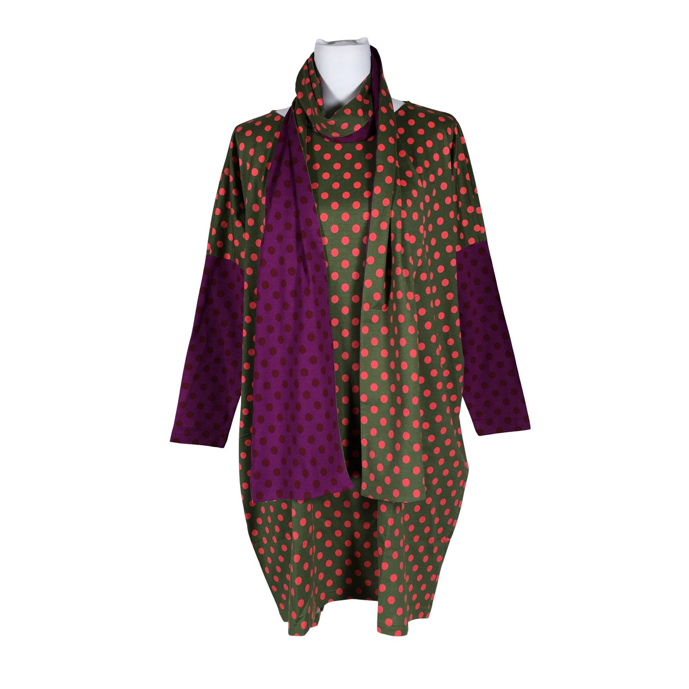 Unisex Marimekko - Trikotaažist tuunika, suurus 38 - Roheline (2)