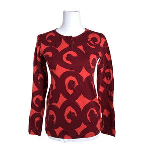 Unisex Marimekko - Trikotaažist pluus, suurus 36 - Punane (1)