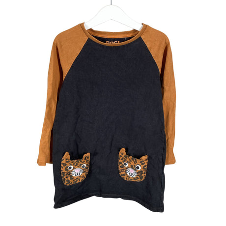 Unisex Bogi - Trikotaažist tuunika, suurus 116 - 122 - Pruun ()