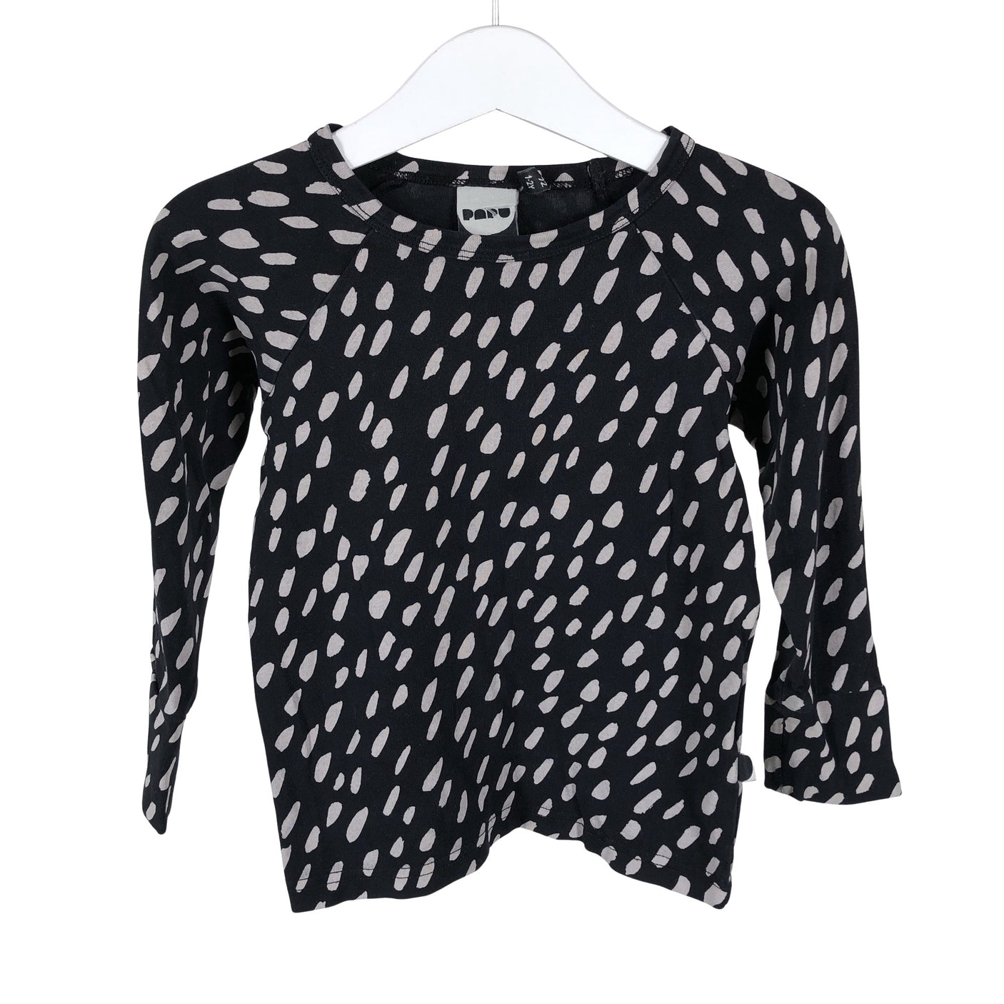 Unisex Molo Kids - Trikotaažist pluus, suurus 86 - 92 - Must (1)