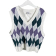 Unisex Lindex - Kootud vest, suurus 146 - 152 - Valge ()