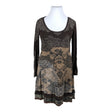 Unisex Desigual - Trikotaažist kleit, suurus 42 - Pruun ()