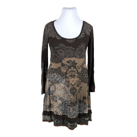 Unisex Desigual - Trikotaažist kleit, suurus 42 - Pruun ()