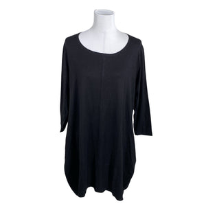 Unisex Bypias - Trikotaažist tuunika, suurus 40 - Must (1)