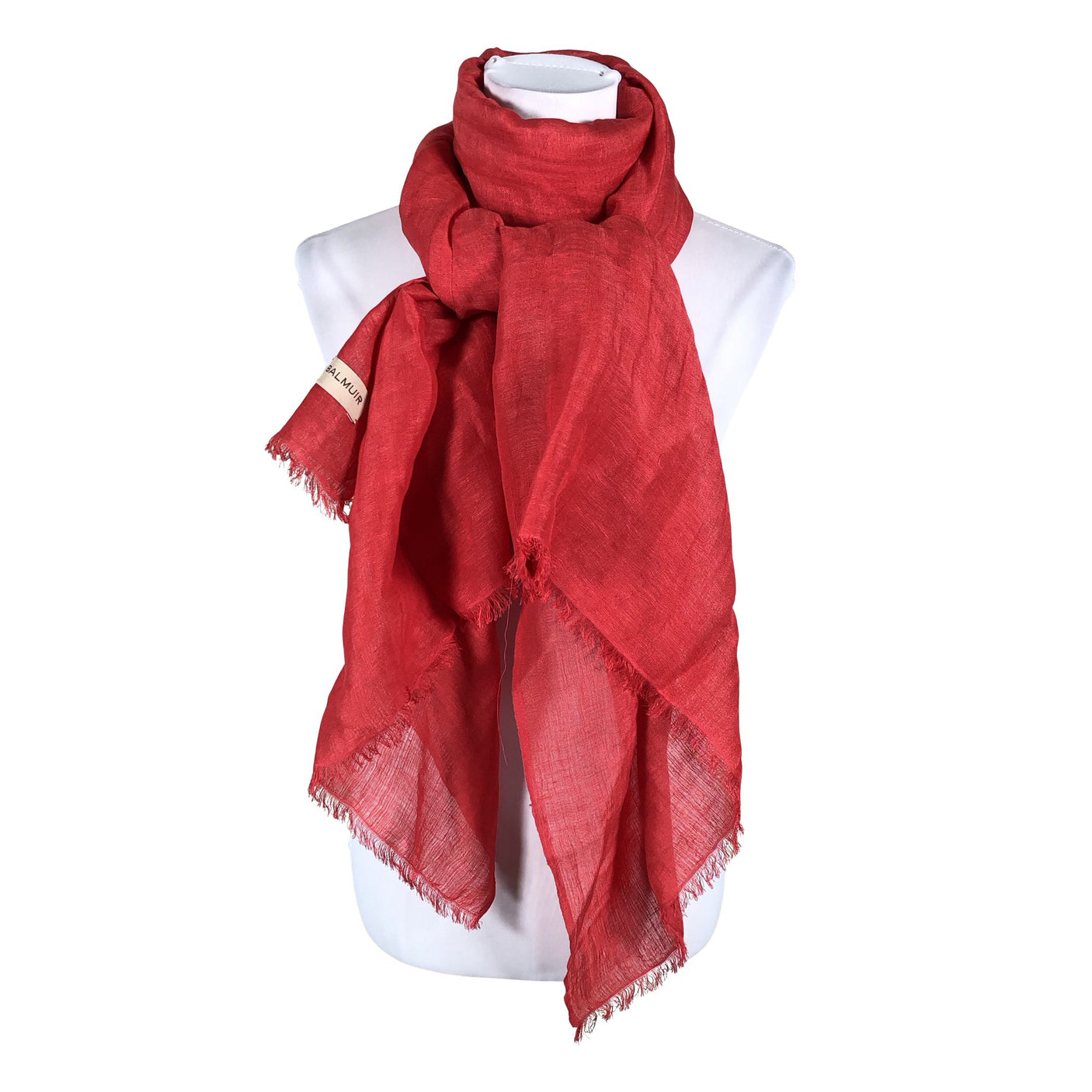 Unisex Balmuir - Õhuke sall, suurus Maxi - Punane (1)