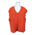 Unisex Samoon - Kootud vest, suurus 52 - Oranž ()