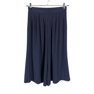 Unisex Uniqlo - Trikotaažist poolpikad püksid, suurus 38 - Sinine (1)