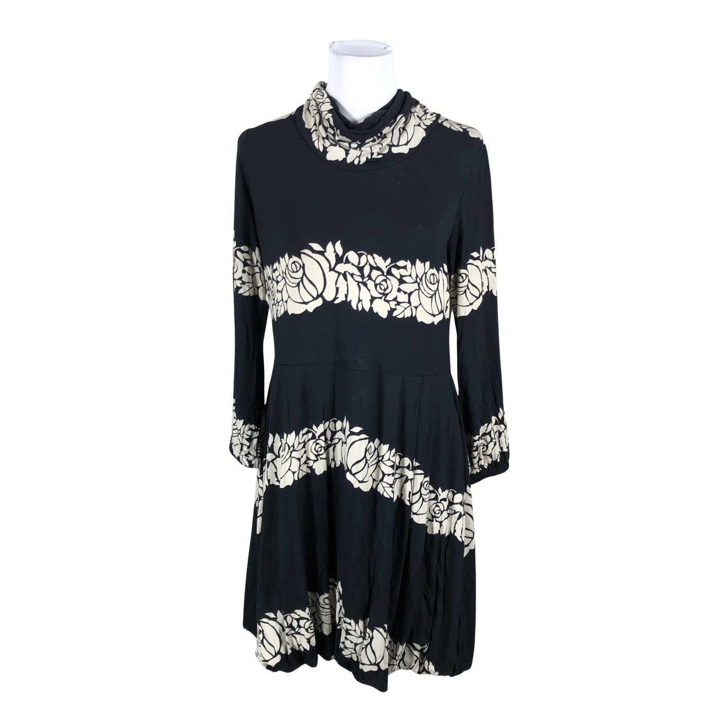 Unisex By Marja - Trikotaažist kleit, suurus 36 - Must (1)