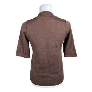 Unisex Alpa - Kampsun, suurus 34 - Pruun (2)
