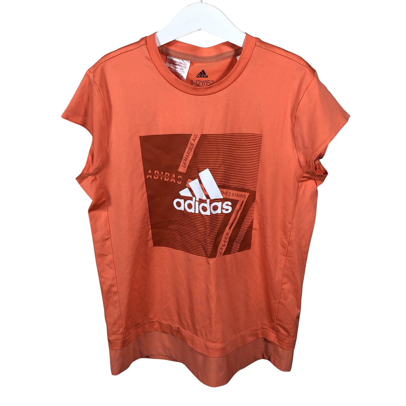 Unisex Adidas - Spordisärk, lühikesed käised, suurus 146 - 152 - Oranž (1)