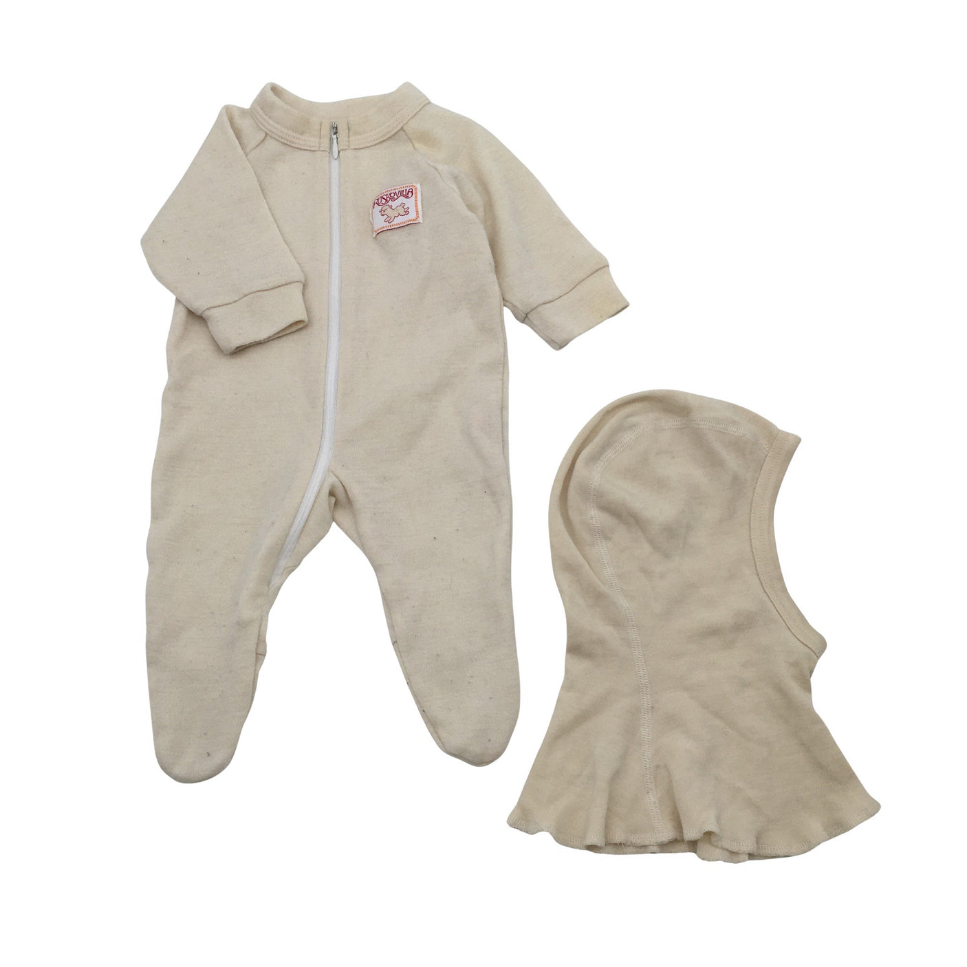 Unisex Ruskovilla - Villane kombinesoon, suurus 44 - 50 - Beige (1)