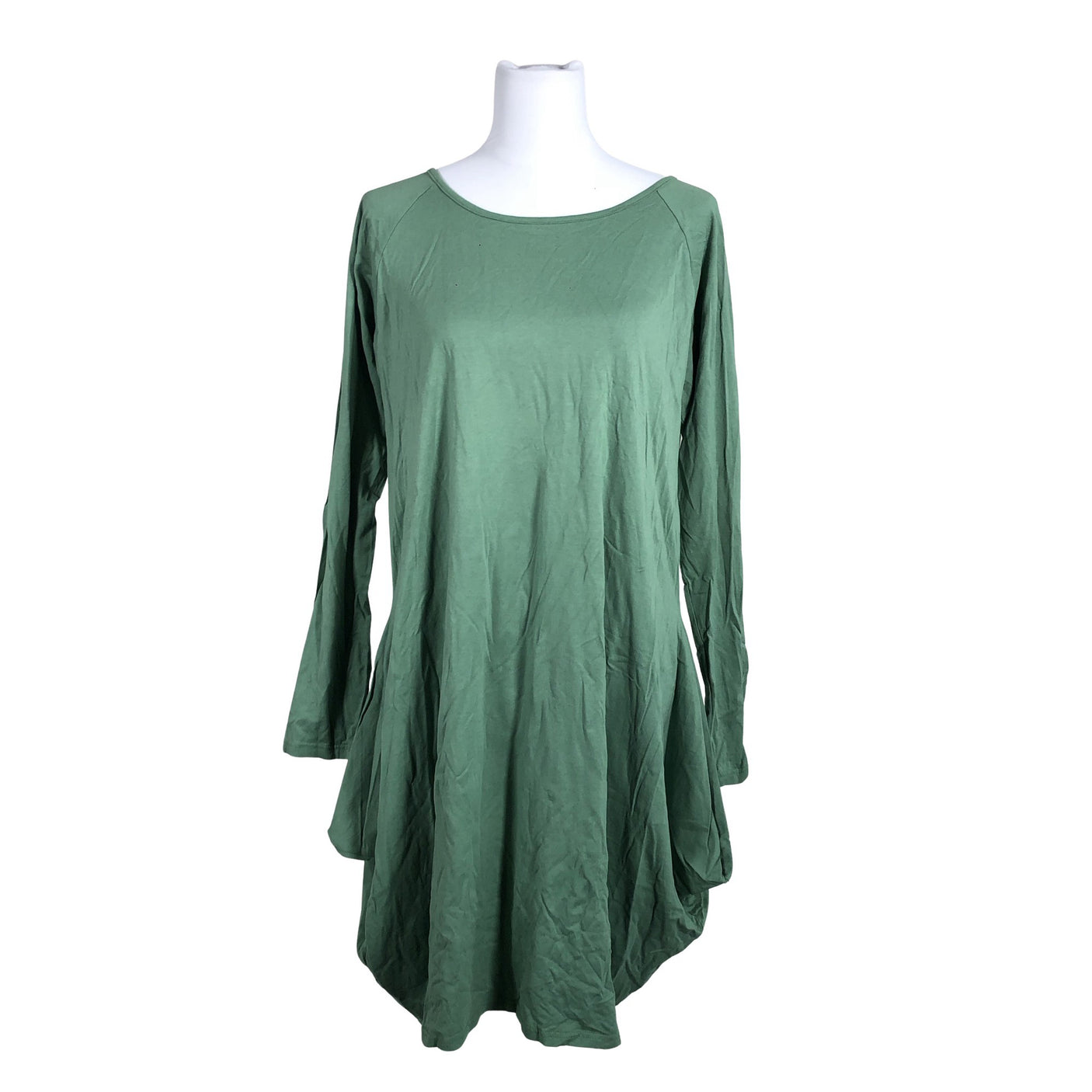 Unisex Papu - Trikotaažist kleit, suurus 40 - Roheline (1)