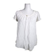 Unisex Saint Tropez - Lühikeste käistega pluus, suurus 40 - Valge ()