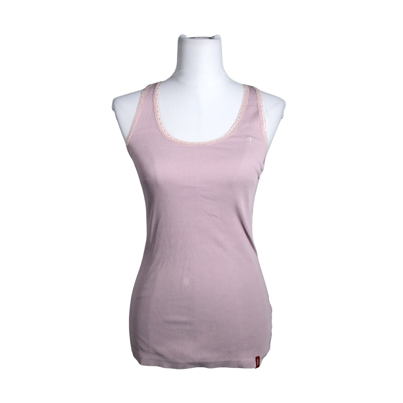 Unisex Esprit - Trikotaažist topp, suurus 38 - Heleroosa (1)