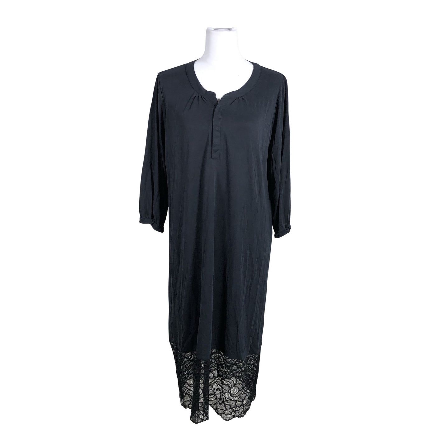 Unisex House of Lola - Trikotaažist kleit, suurus 40 - Must (1)