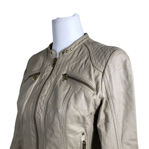 Unisex Saki - Nahktagi, suurus 36 - Beige (2)