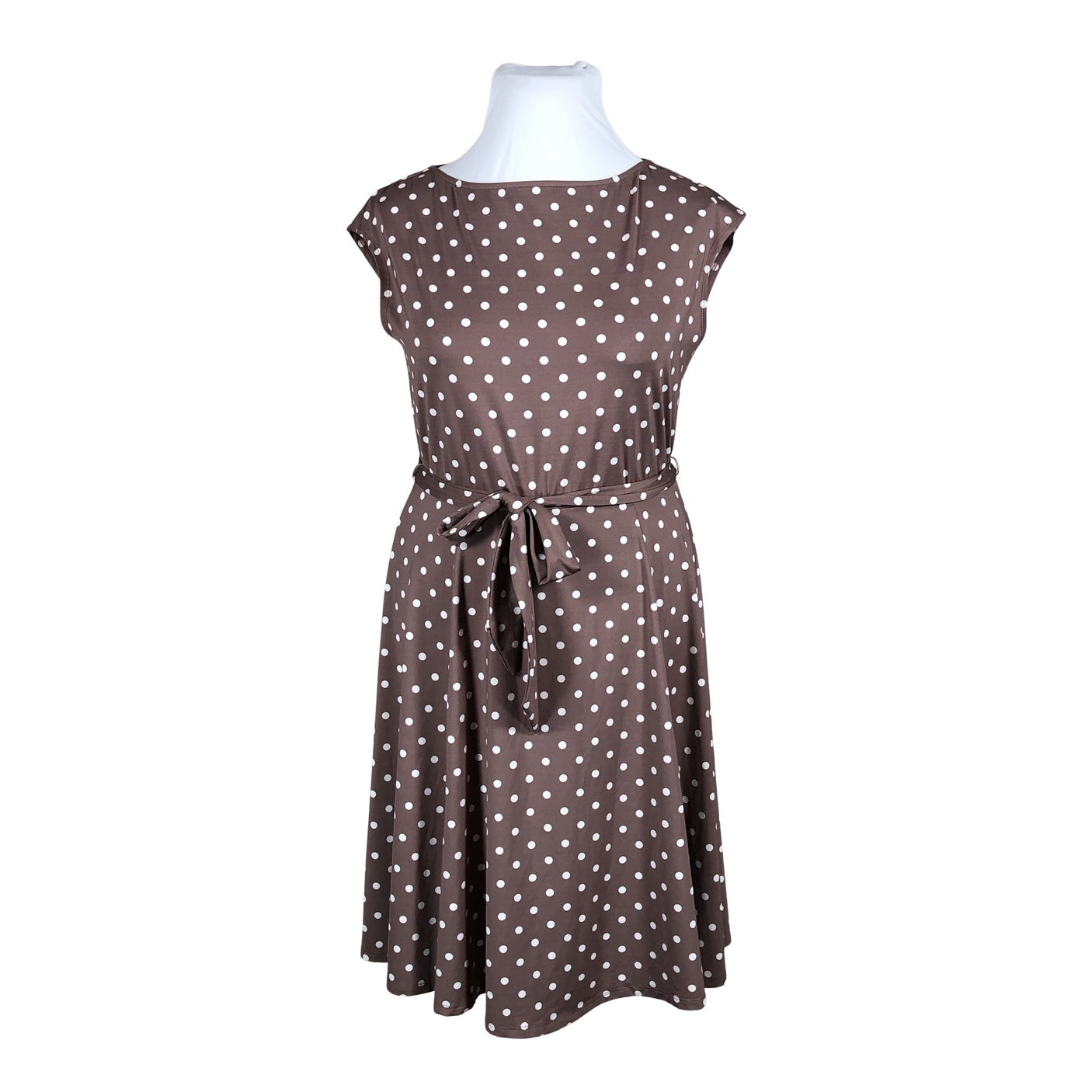 Unisex Wallis - Trikotaažist kleit, suurus 42 - Pruun (1)