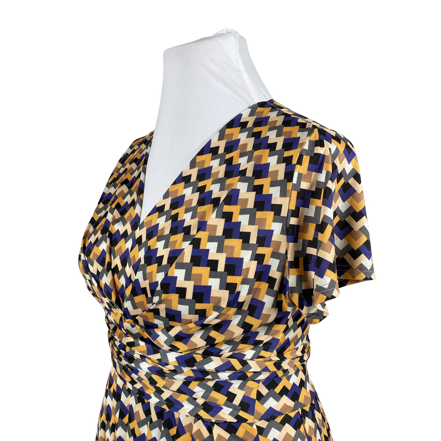 Unisex Camilla Thulin - Trikotaažist kleit, suurus 44 - Kollane (2)
