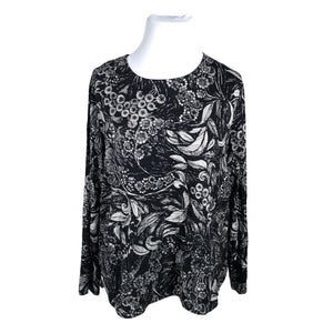 Unisex Nanso - Trikotaažist pluus, suurus 44 - Must (1)