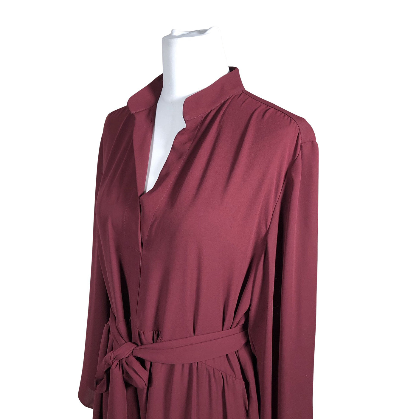 Unisex Katri Niskanen - Õhuke kleit, suurus 40 - Veinipunane (3)