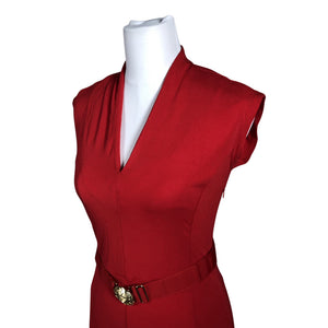 Unisex Lauren Ralph Lauren - Trikotaažist kleit, suurus 36 - Punane (2)