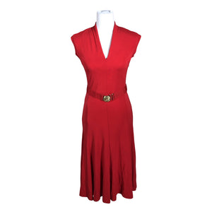 Unisex Lauren Ralph Lauren - Trikotaažist kleit, suurus 36 - Punane (1)