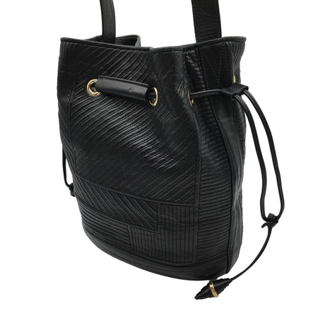 Unisex Lancel - Õlakott, suurus Midi - Must (2)