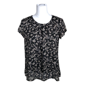 Unisex S.T.I - Lühikeste käistega pluus, suurus 36 - Must (1)