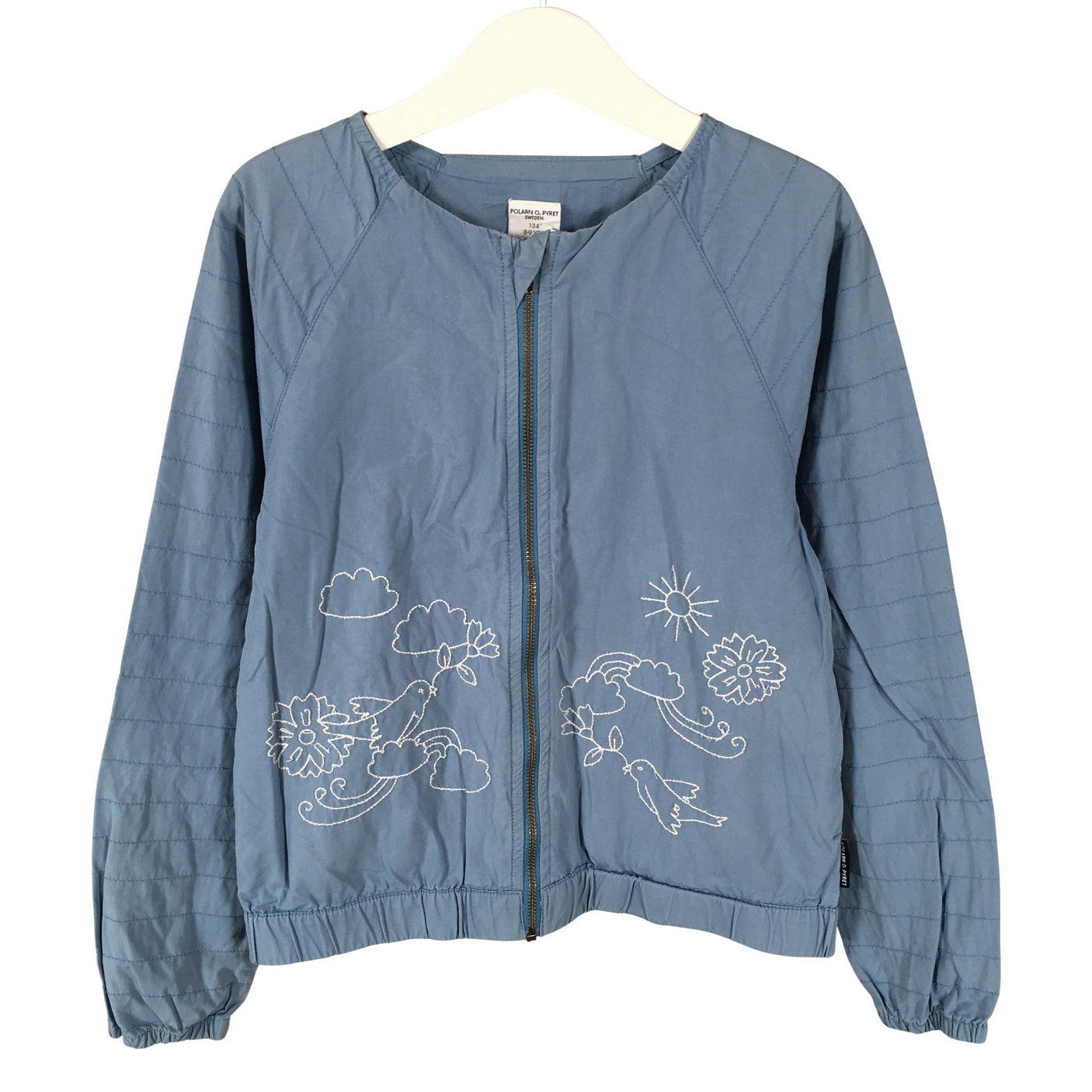 Unisex Polarn O. Pyret - Õhuke jope, suurus 128 - 134 - Sinine (1)