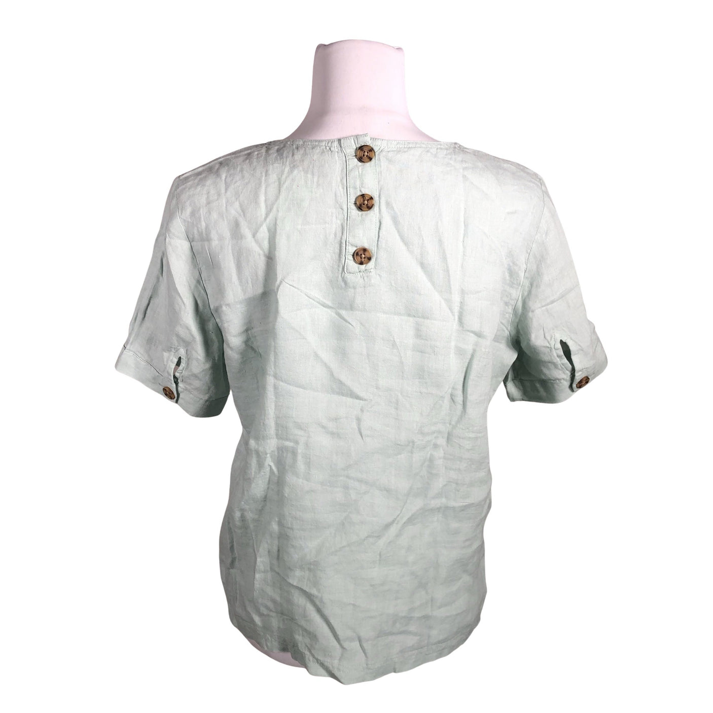 Unisex Esprit - Lühikeste käistega pluus, suurus 38 - Roheline (2)