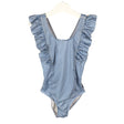 Unisex Polarn O. Pyret - Ujumistrikoo, suurus 122 - 128 - Sinine ()